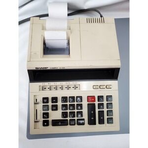 Vintage Sharp Compet CS-2606 Desktop‎ Printing Calculator Working!!!